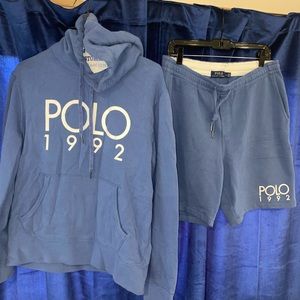 Polo Short/Hoodie sweatsuit